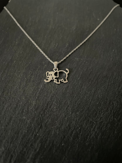 Silver Elephant Pendant image 1