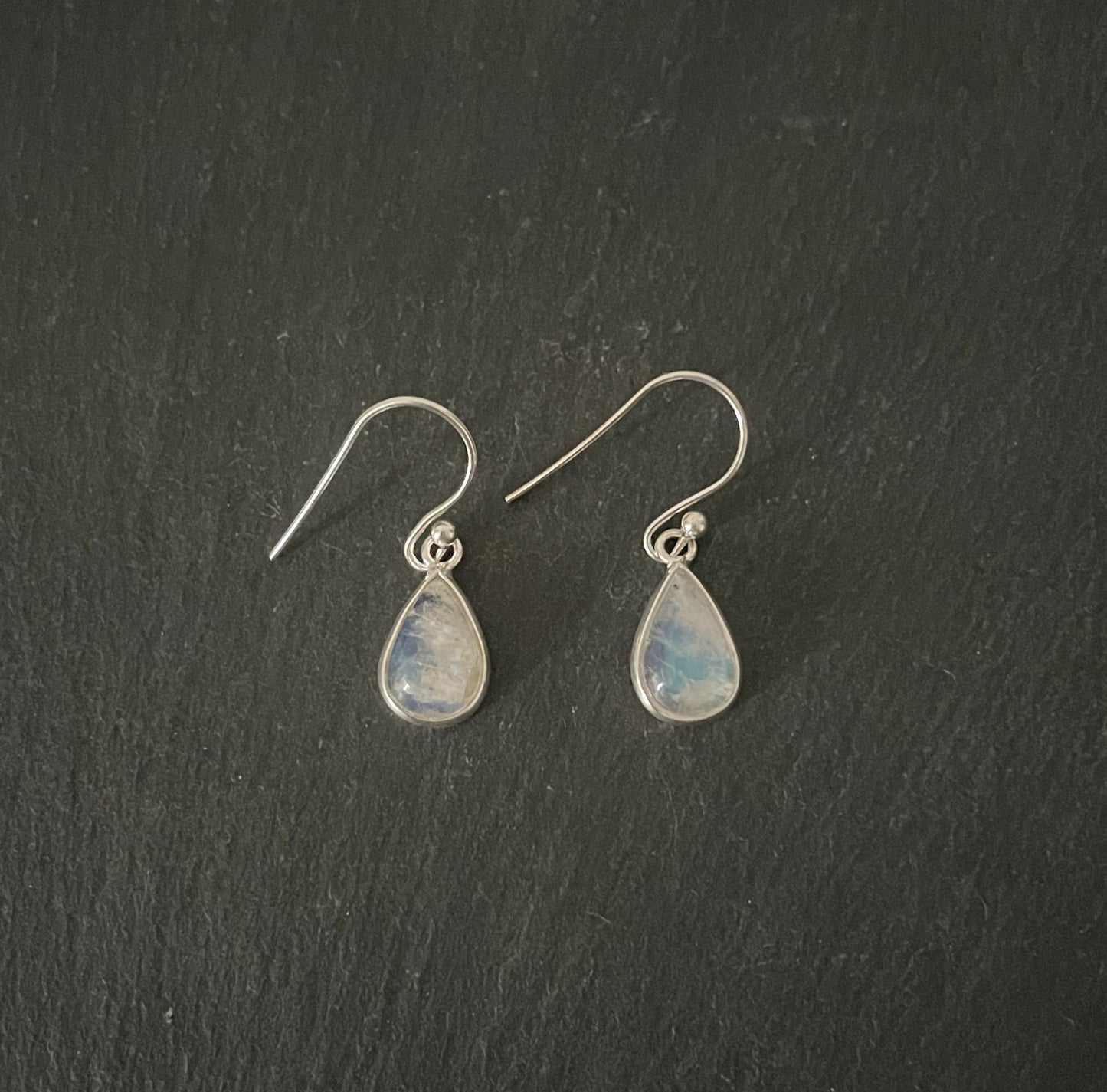 Moonstone Teardrop Earrings image 0