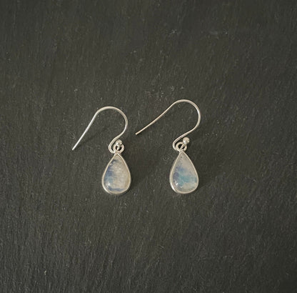 Moonstone Teardrop Earrings image 0