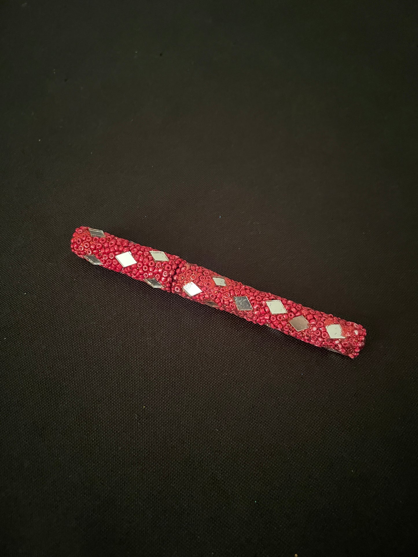 Red Glitter Pen image 0