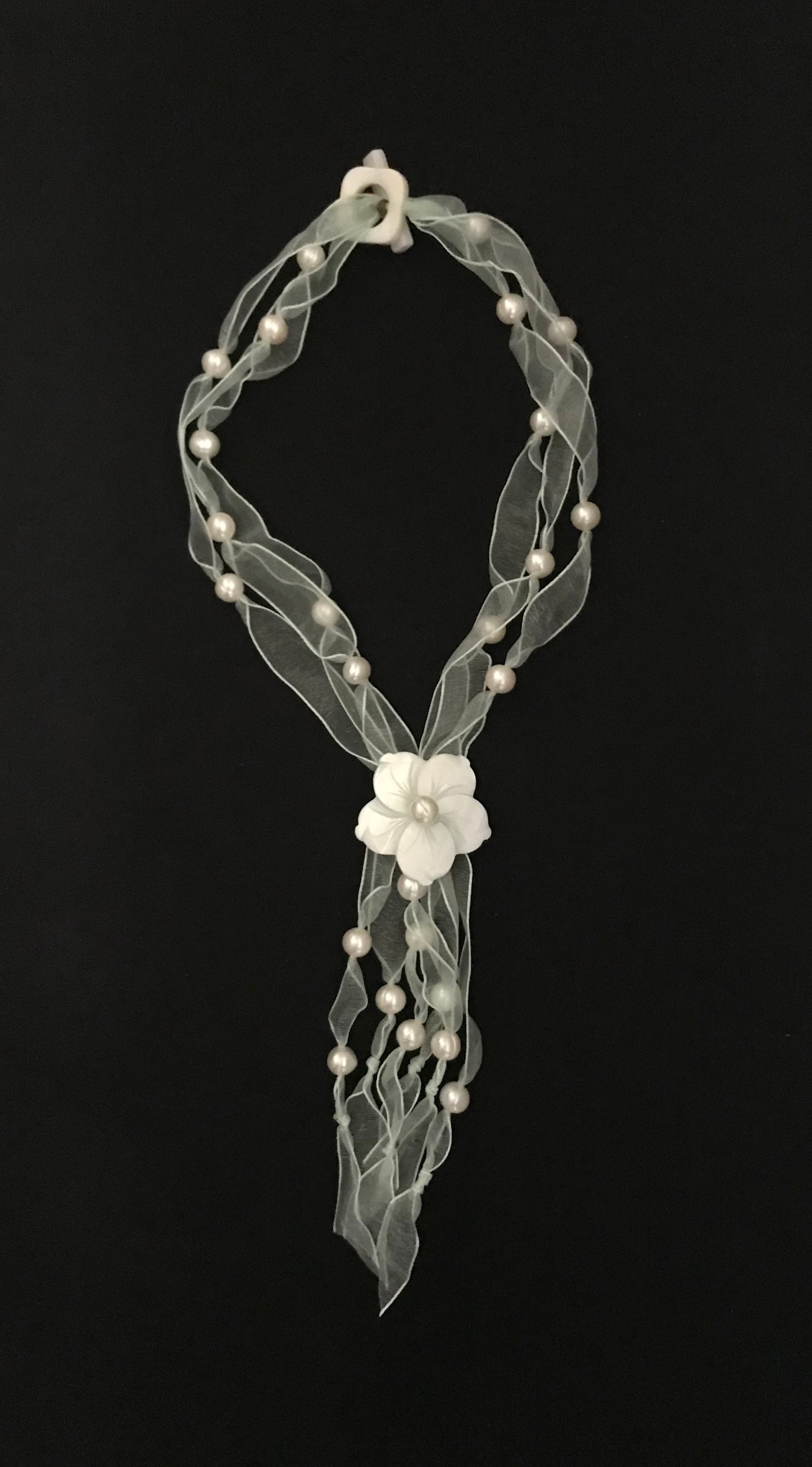 Pearl Flower Necklace image 0