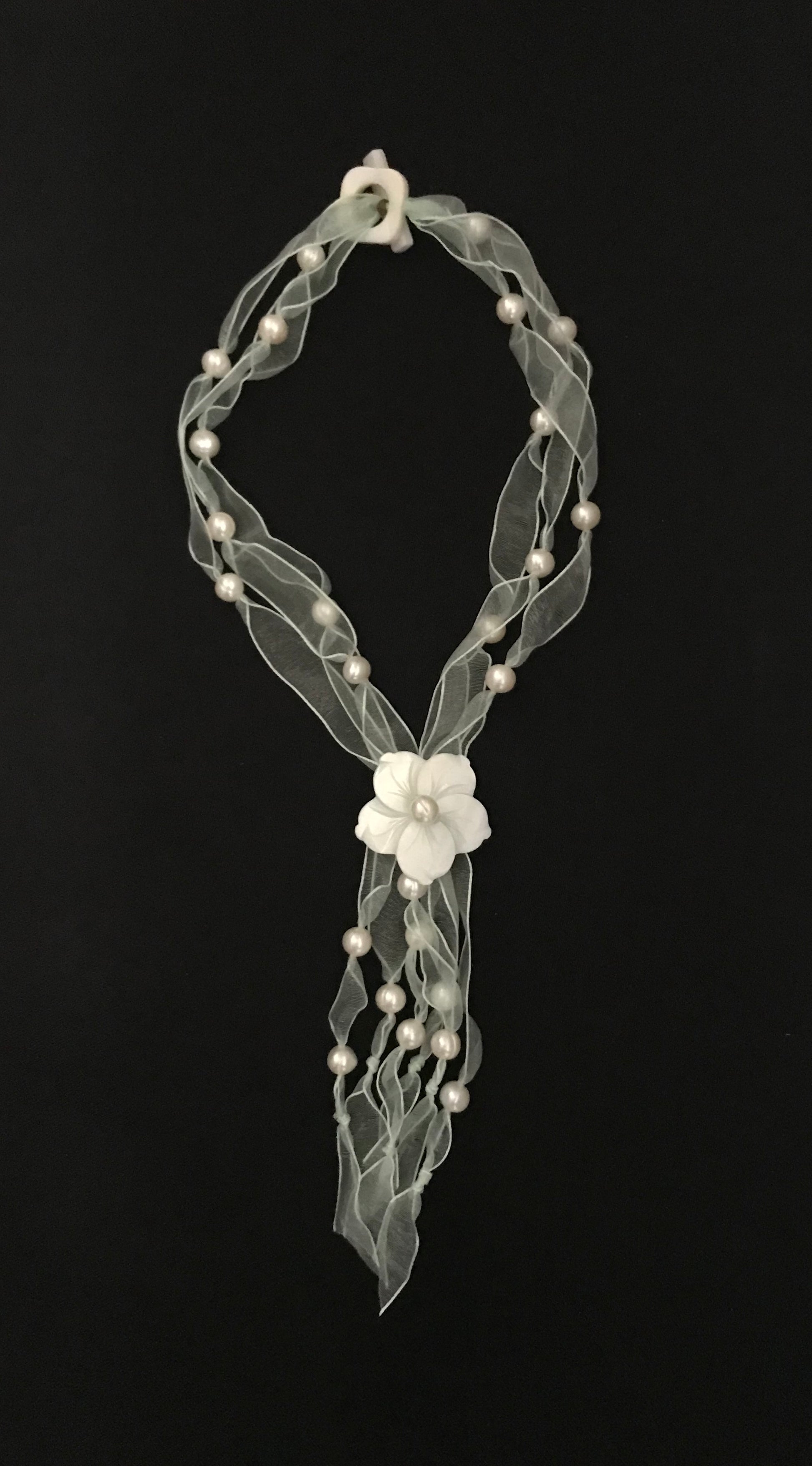 Pearl Flower Necklace image 0