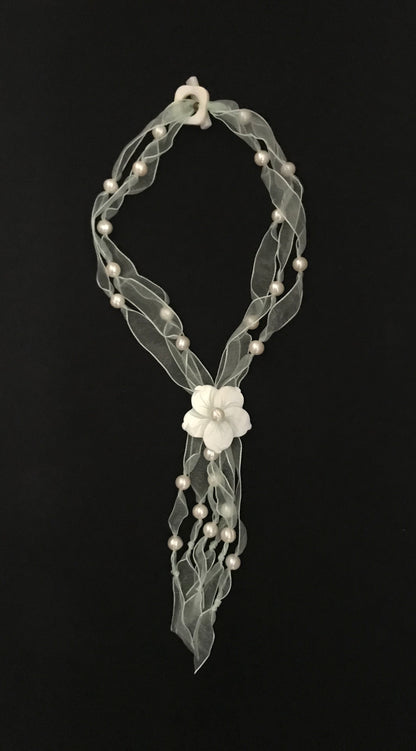 Pearl Flower Necklace image 0