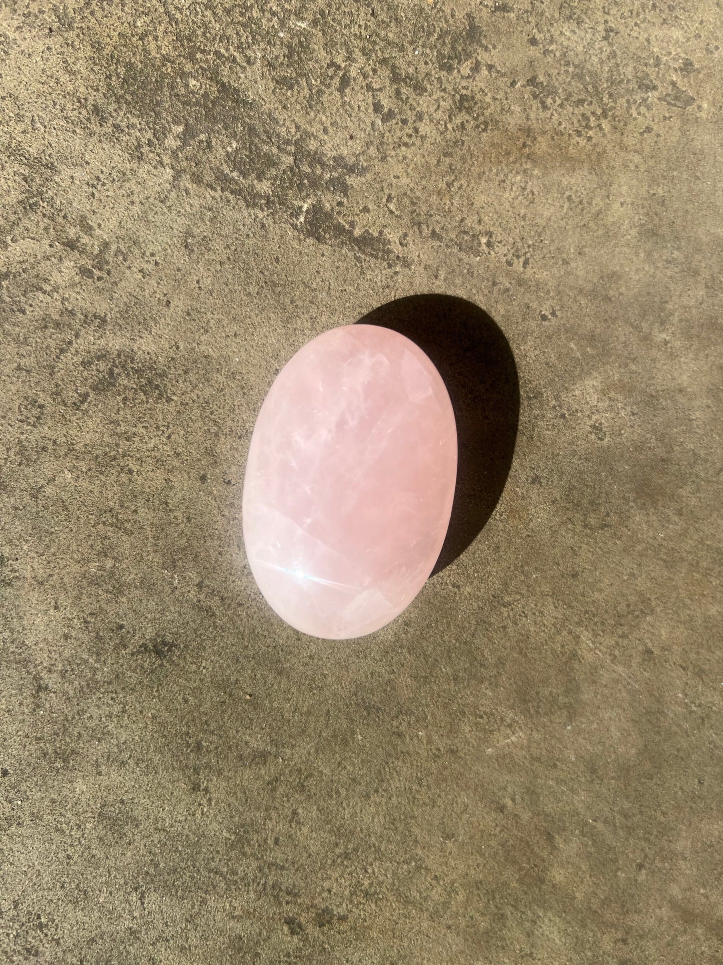 Rose Quartz Palm Stone image 0