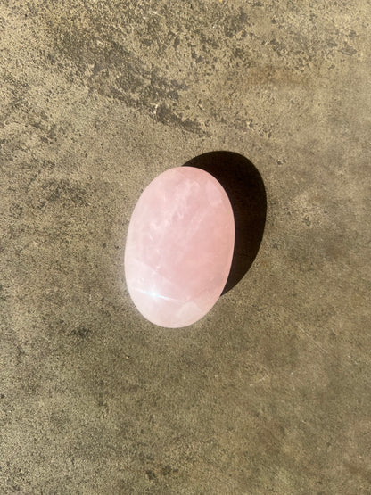 Rose Quartz Palm Stone image 0