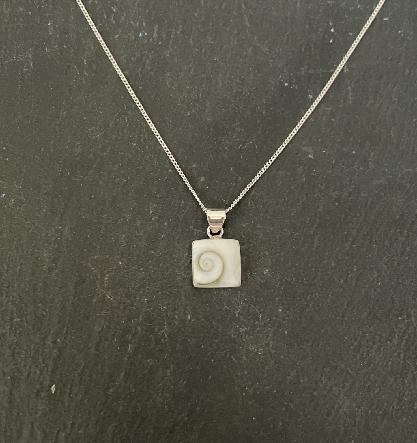 Shiva Shell Square Pendant image 0
