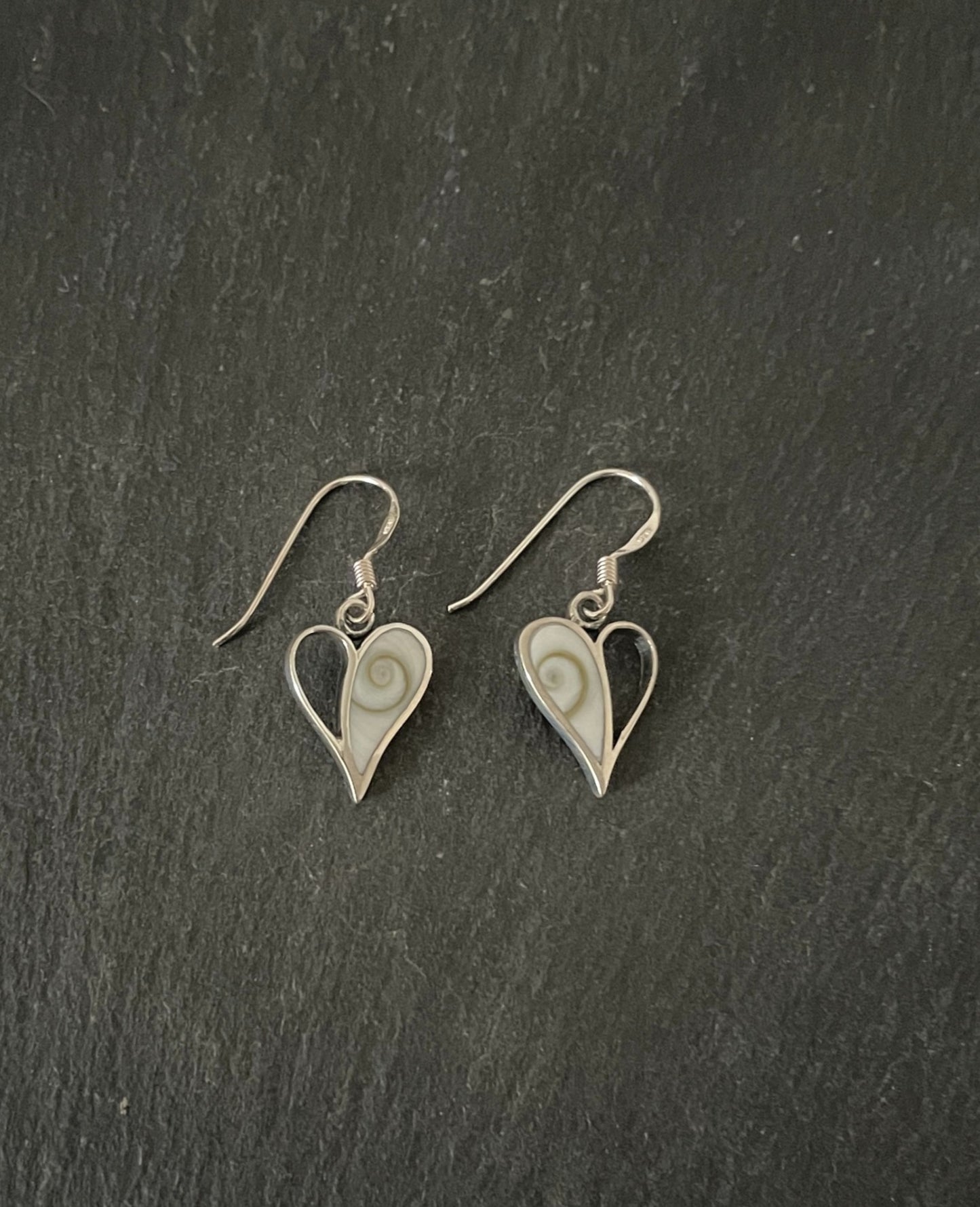 Heart Shiva Shell Earrings image 0