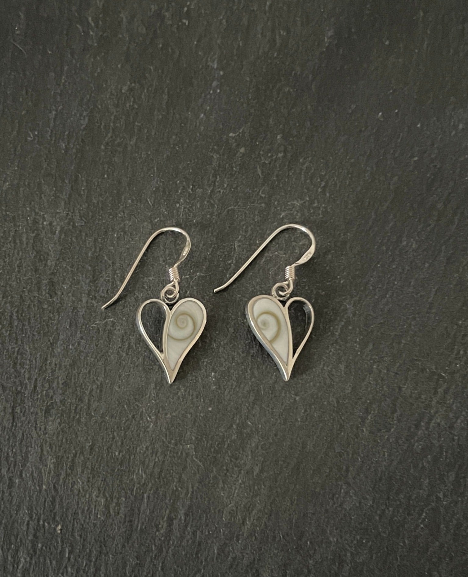 Heart Shiva Shell Earrings image 0
