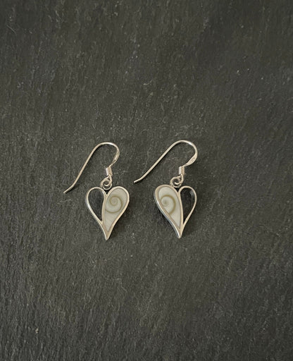 Heart Shiva Shell Earrings image 0