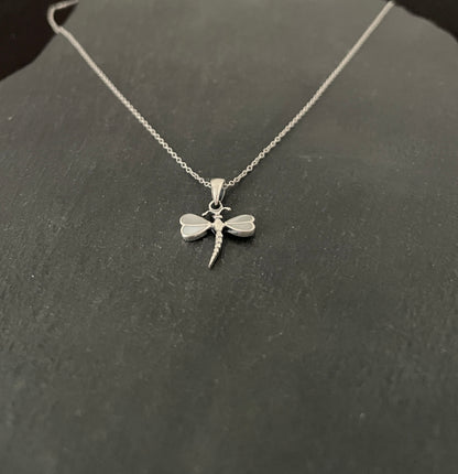 Mother of Pearl Dragonfly Pendant image 1