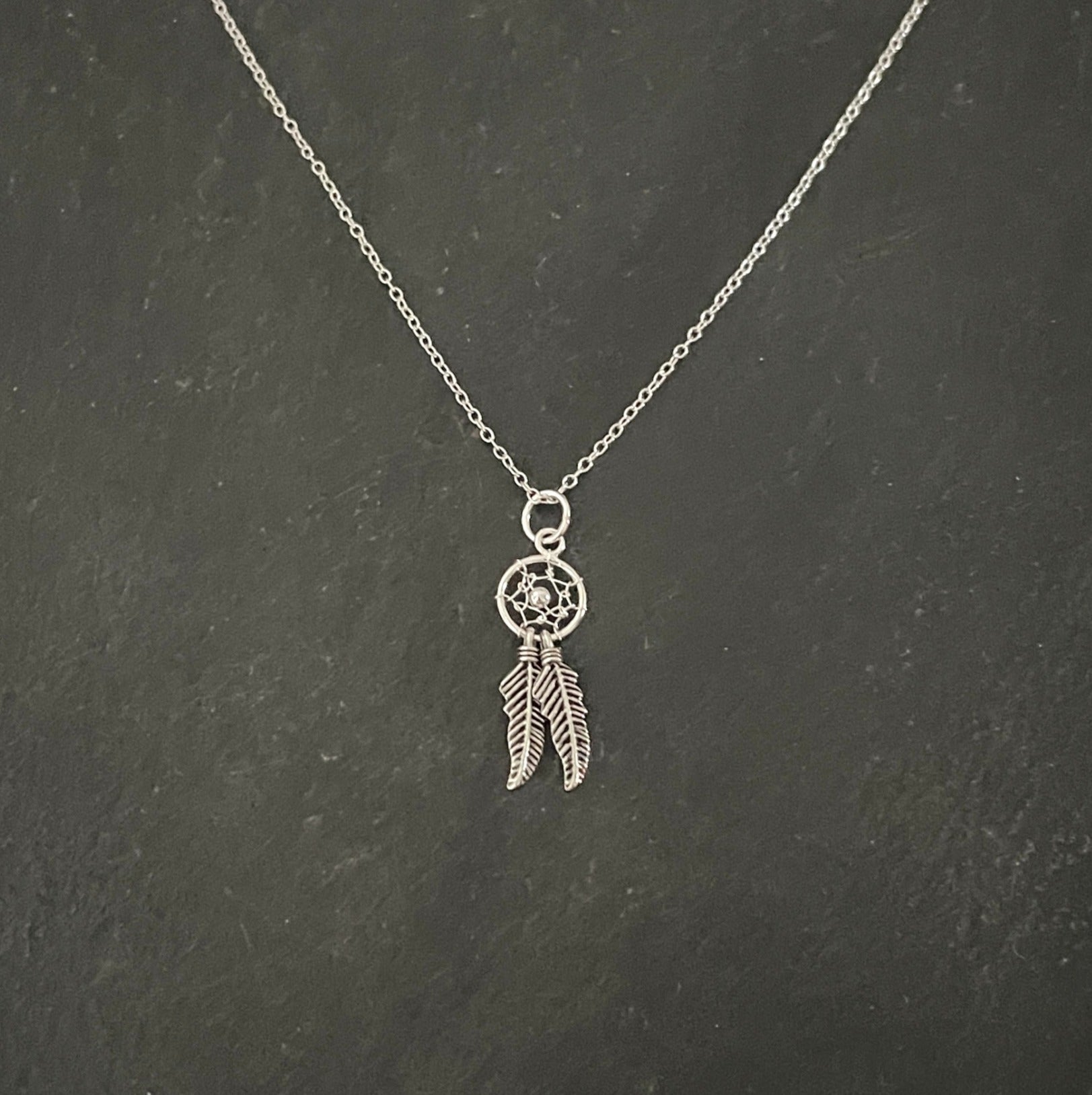 Silver Dreamcatcher Pendant image 0