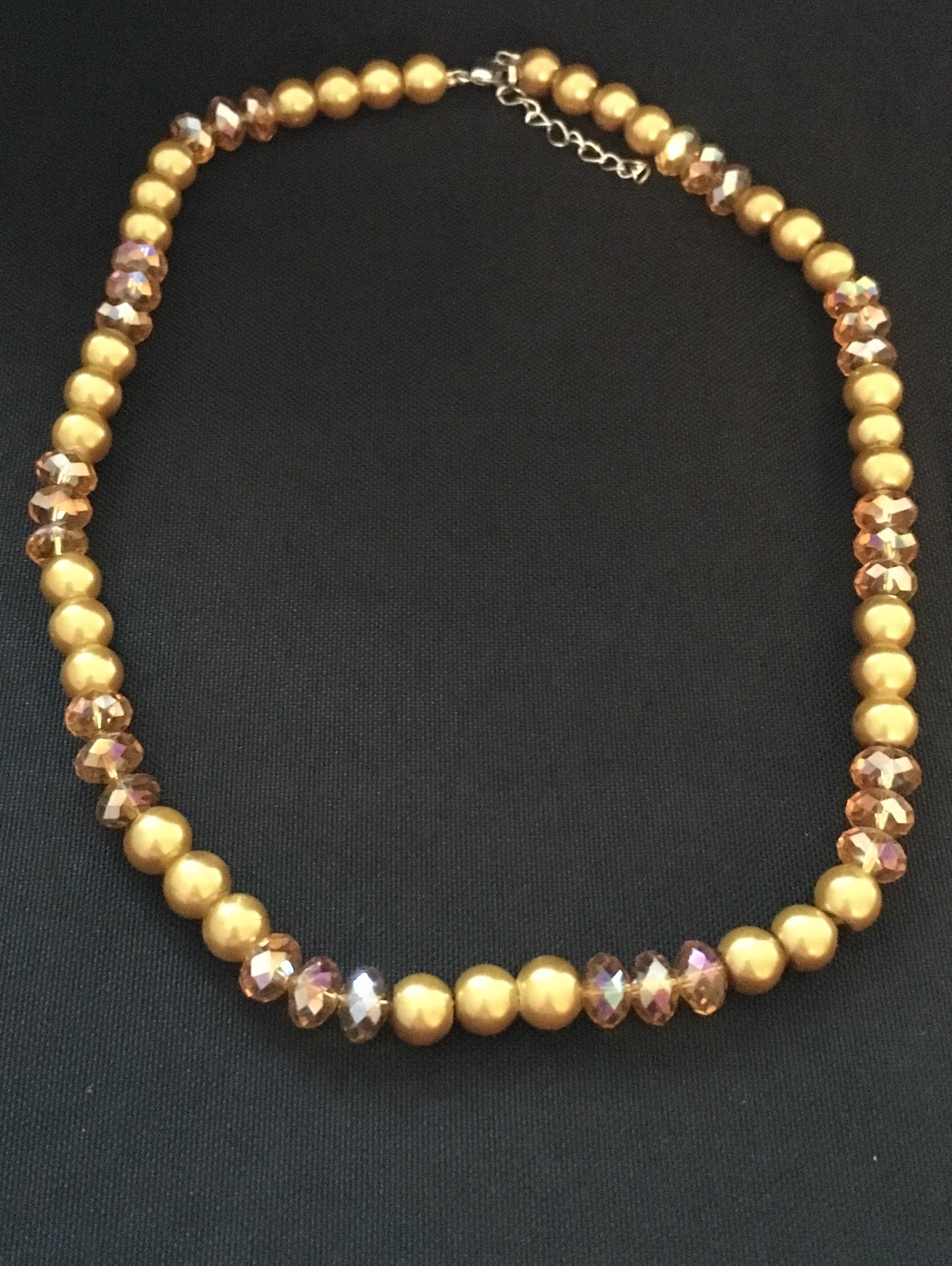 Gold Bead Necklace image 0
