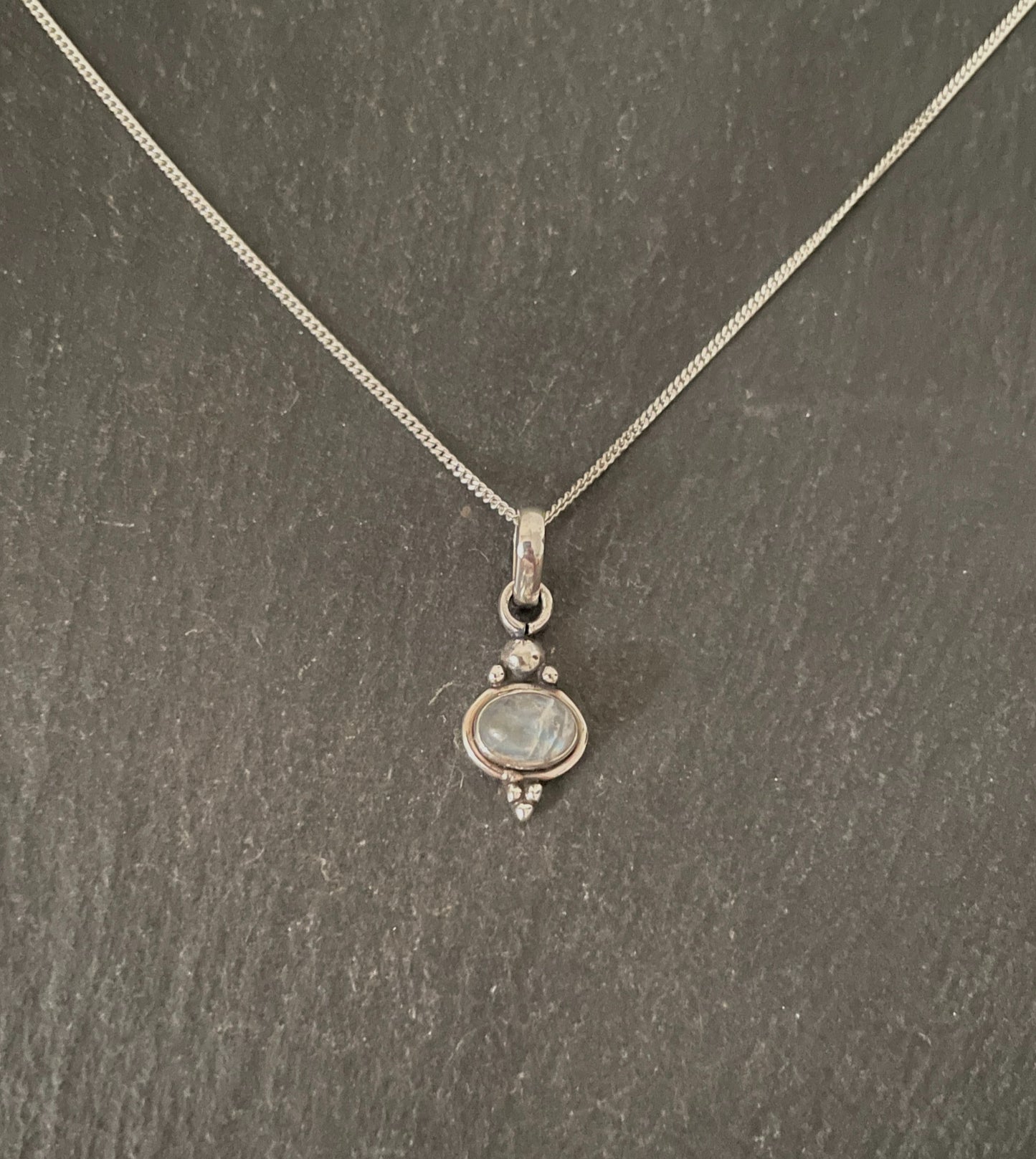 Moonstone and Silver Pendant image 0