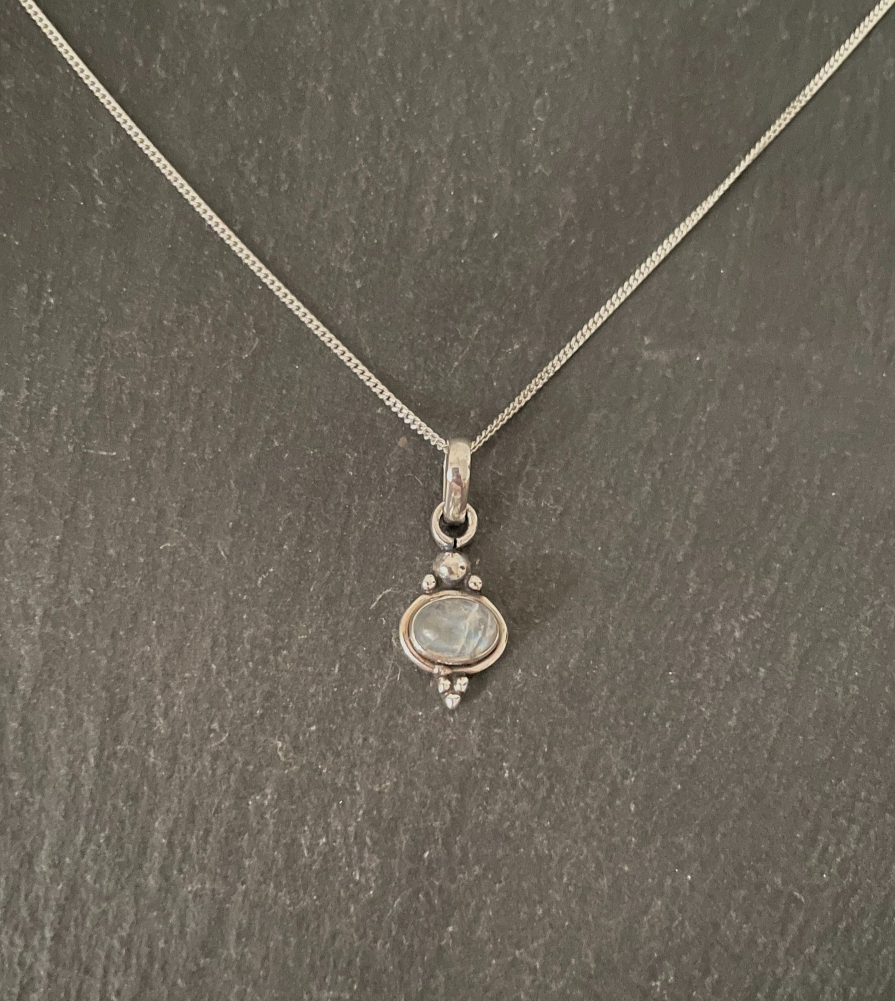 Moonstone and Silver Pendant image 0