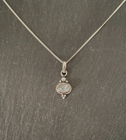 Moonstone and Silver Pendant image 0