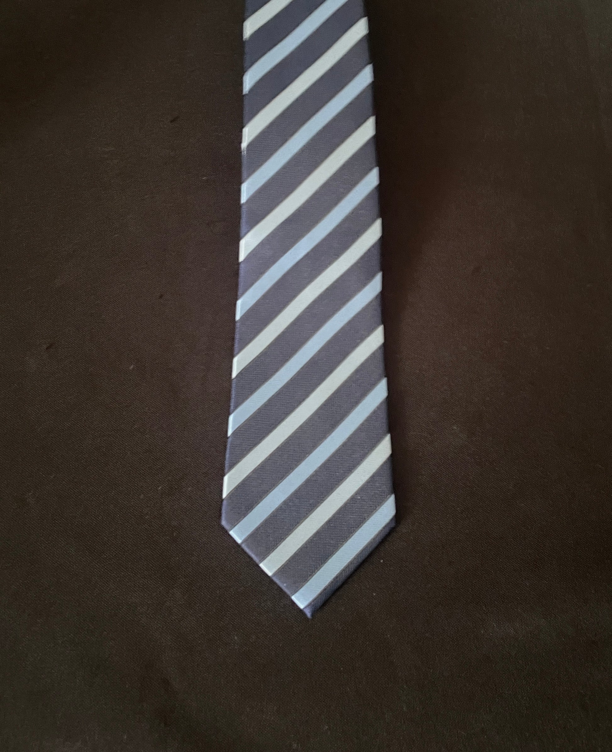 Blue Striped Tie image 0