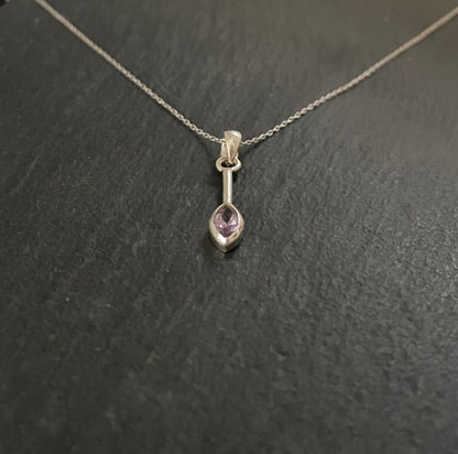 Amethyst Drop Pendant image 1