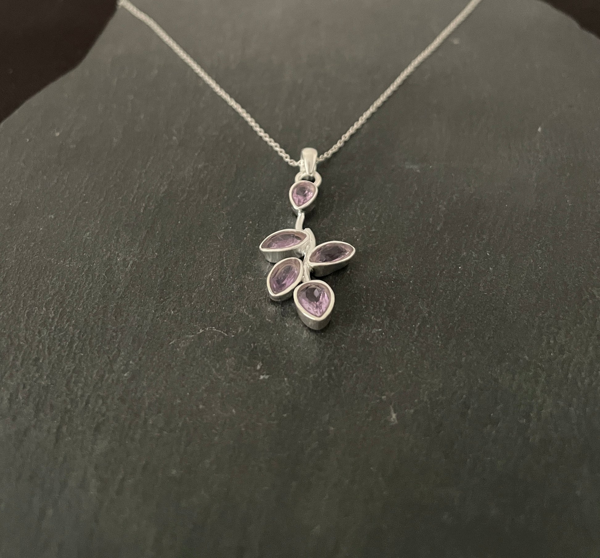 Amethyst and Silver Pendant image 1