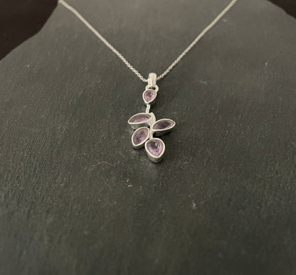 Amethyst and Silver Pendant image 1