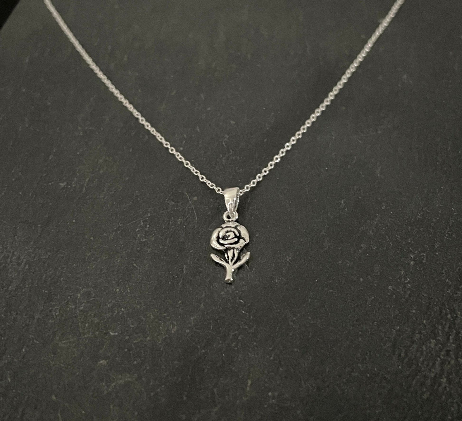 Silver Rose Pendant image 1
