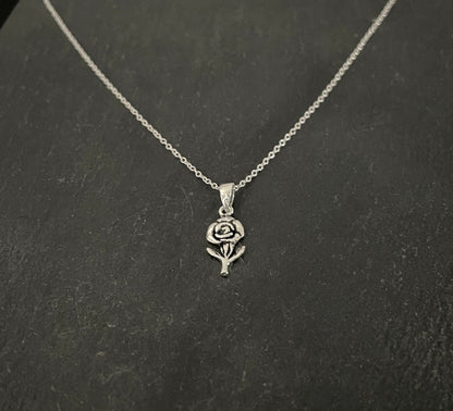 Silver Rose Pendant image 1