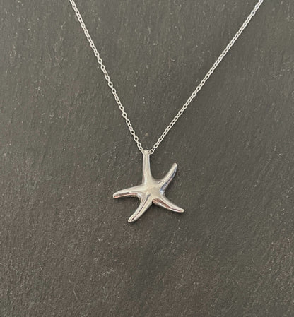 Silver Starfish Pendant image 0