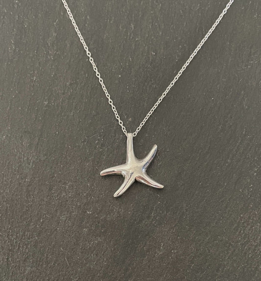 Silver Starfish Pendant image 0
