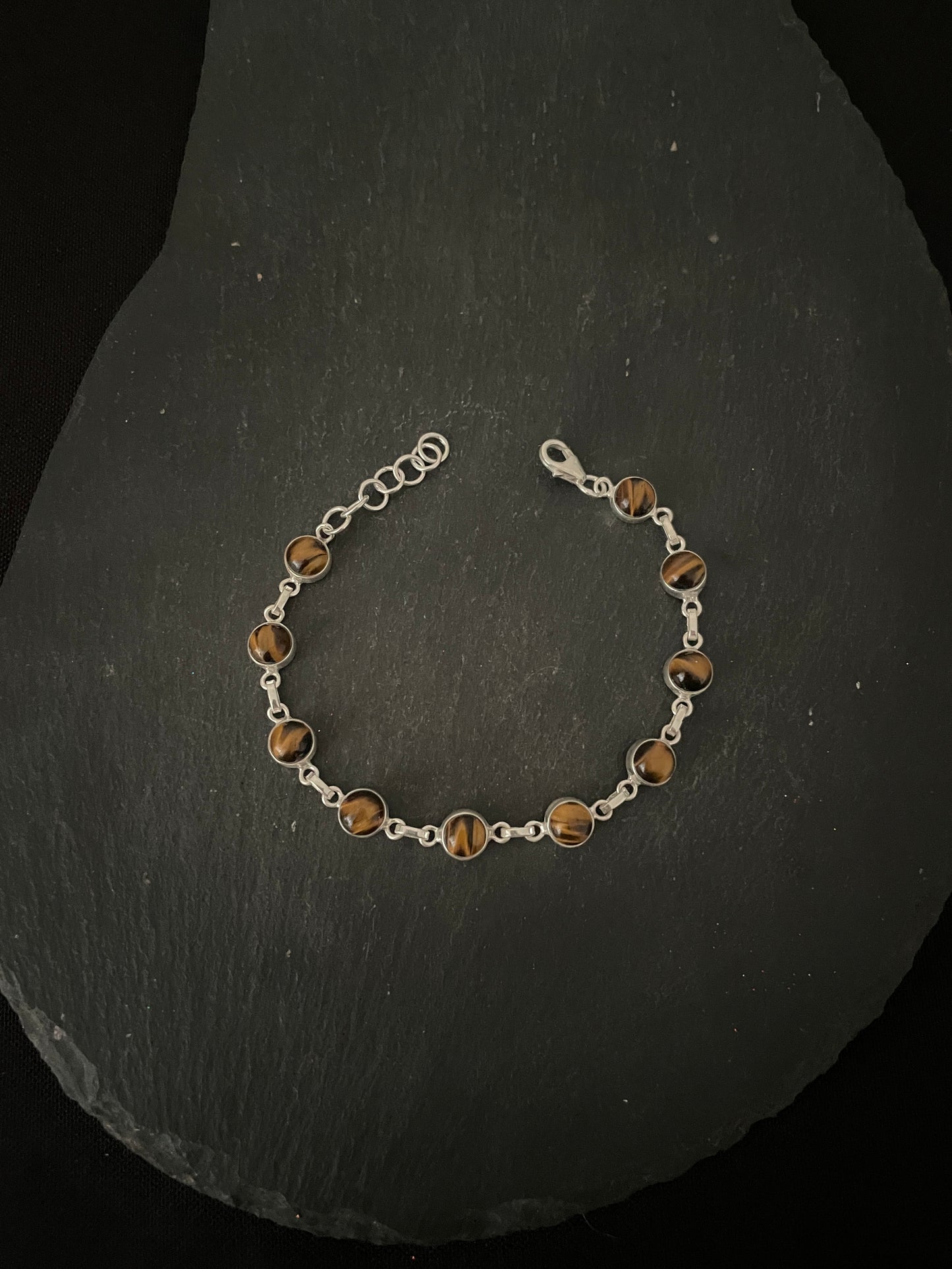 Round Tiger's Eye Bracelet image 2