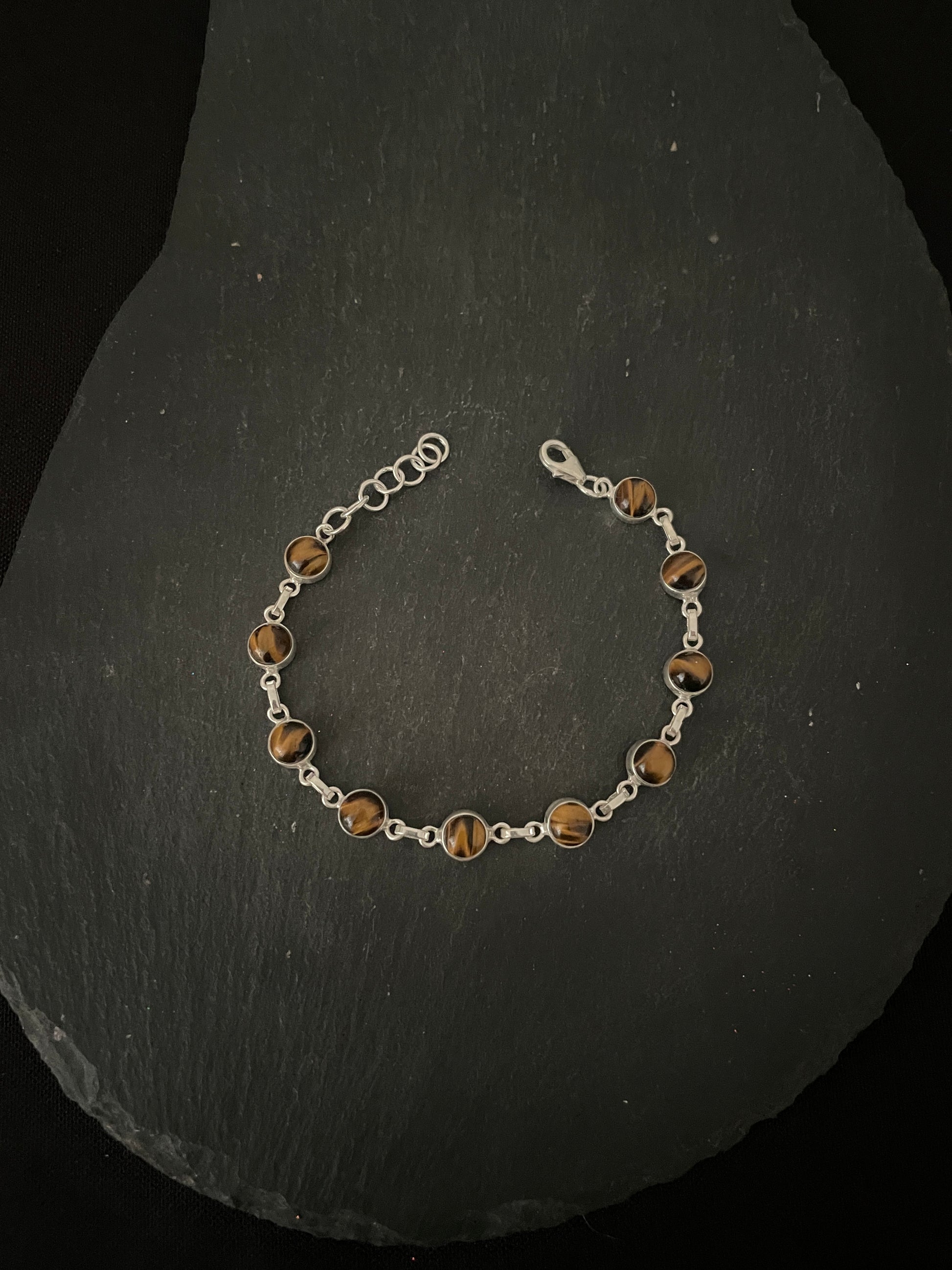 Round Tiger's Eye Bracelet image 2