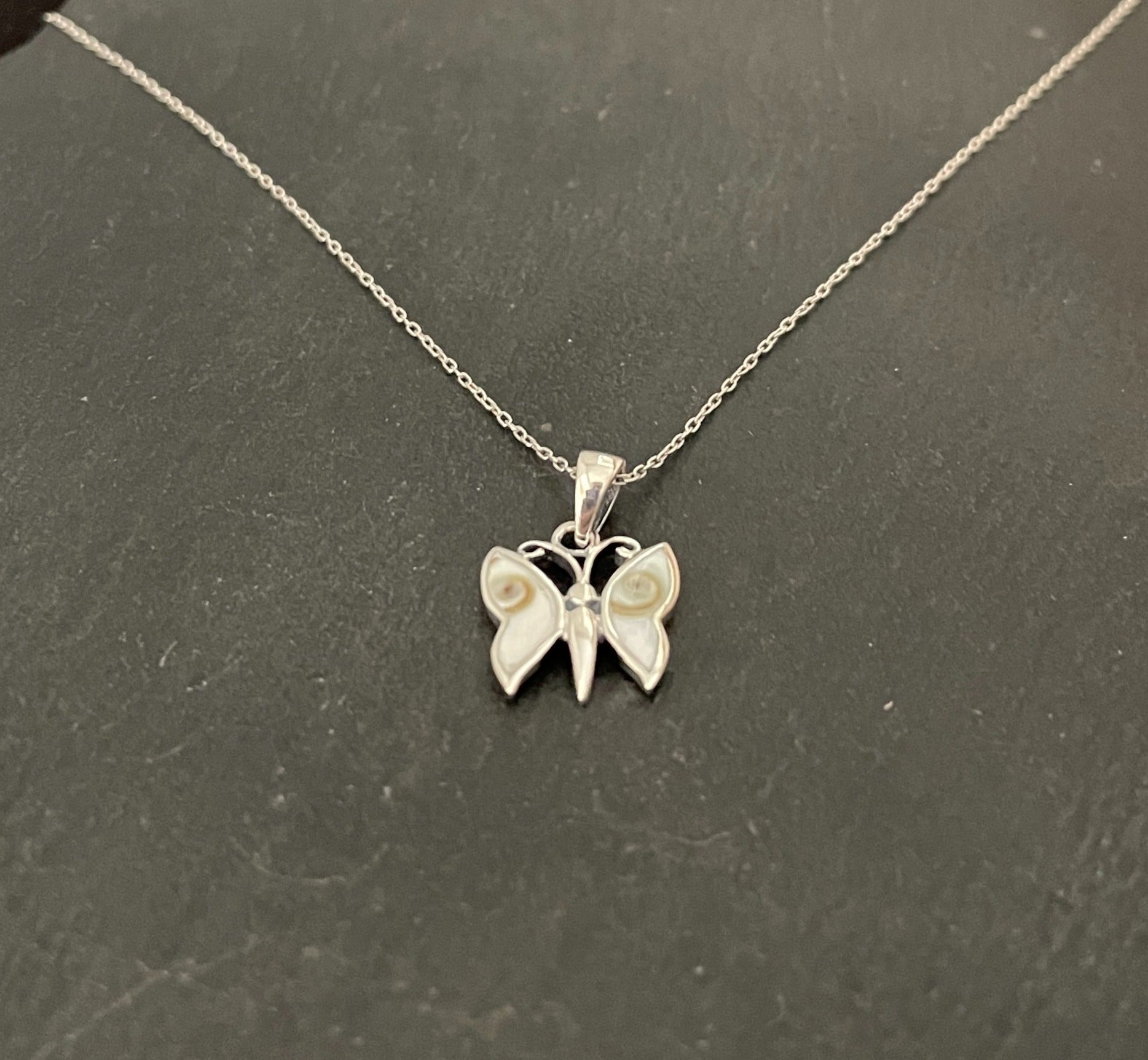Shiva Shell Butterfly Pendant image 1