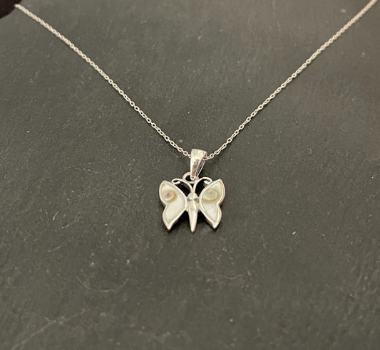Shiva Shell Butterfly Pendant image 1