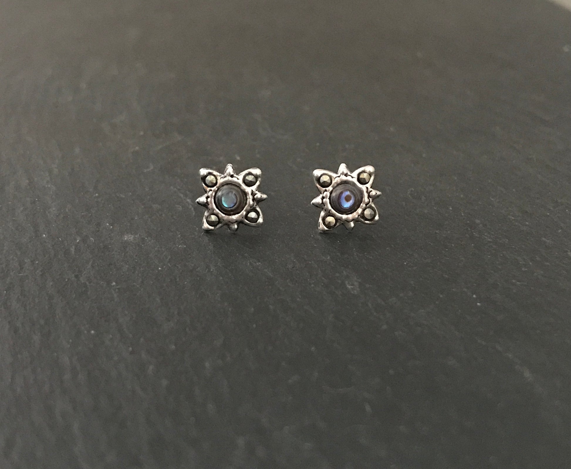 Marcasite and Gemstone Studs image 4