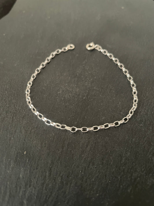 Sterling Silver Belcher Chain Bracelet image 0