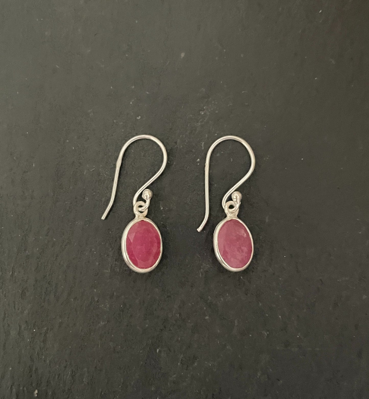 Ruby Oval Earrings image 0