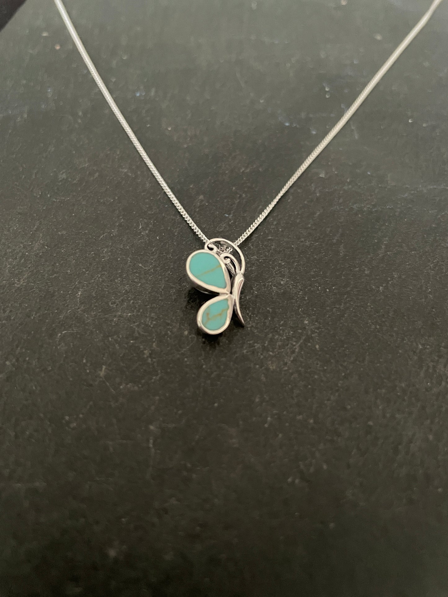 Turquoise Butterfly Pendant image 1