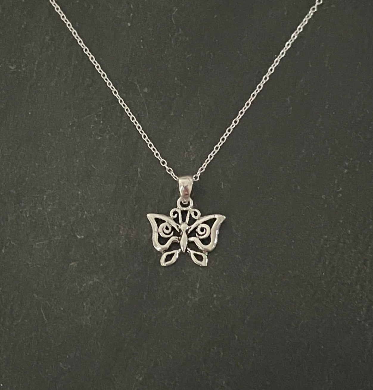 Silver Butterfly Pendant image 0