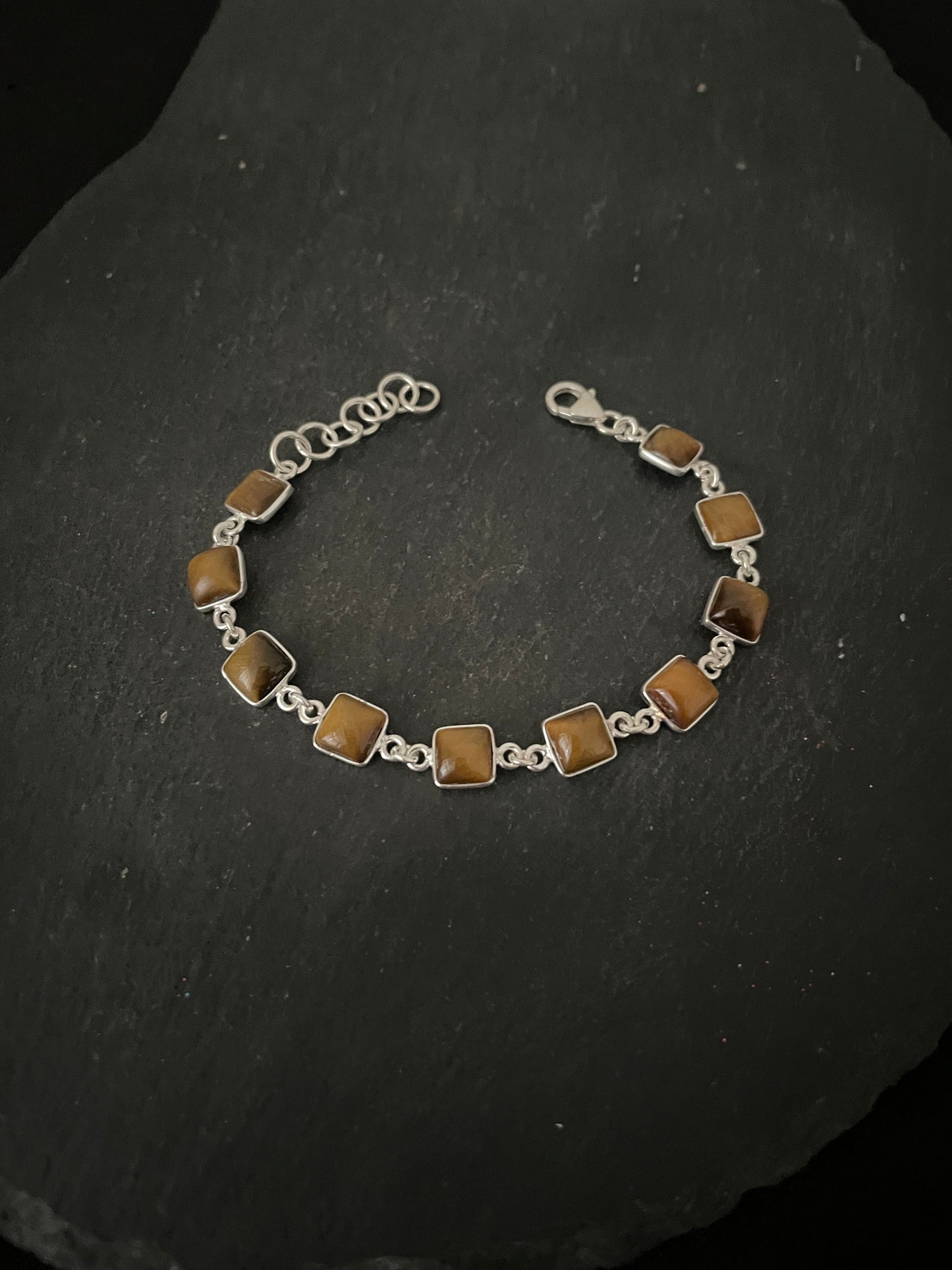 Square Tiger's Eye Bracelet image 1