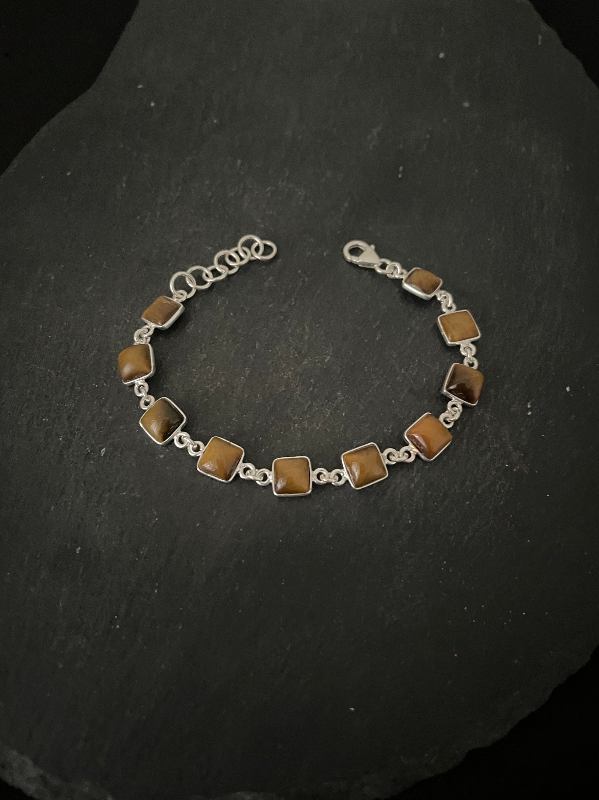 Square Tiger's Eye Bracelet image 1