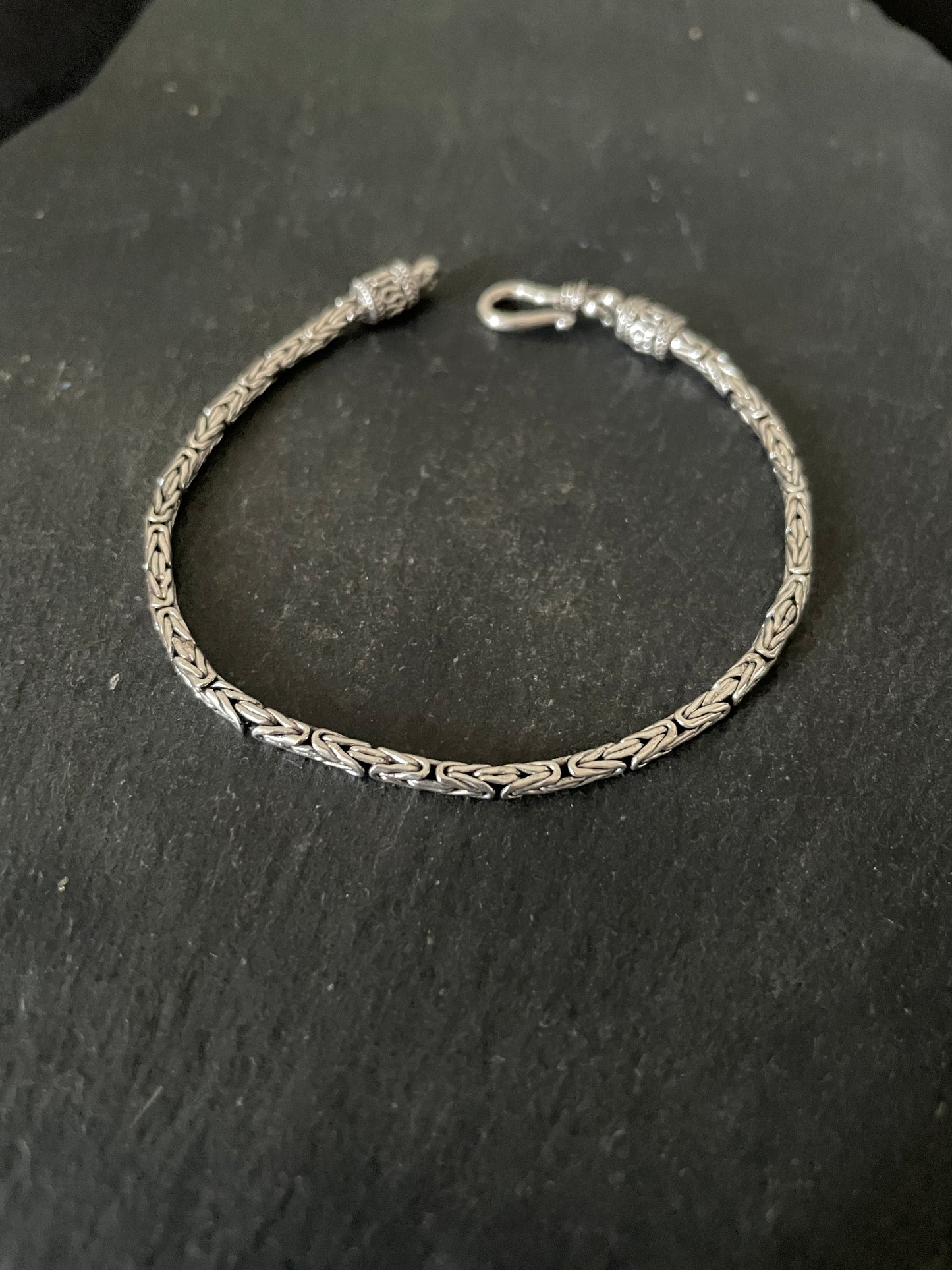 Sterling Silver Bali Chain Bracelet image 2