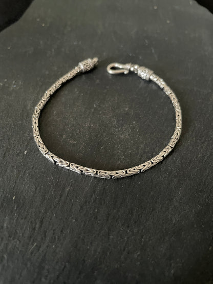 Sterling Silver Bali Chain Bracelet image 2