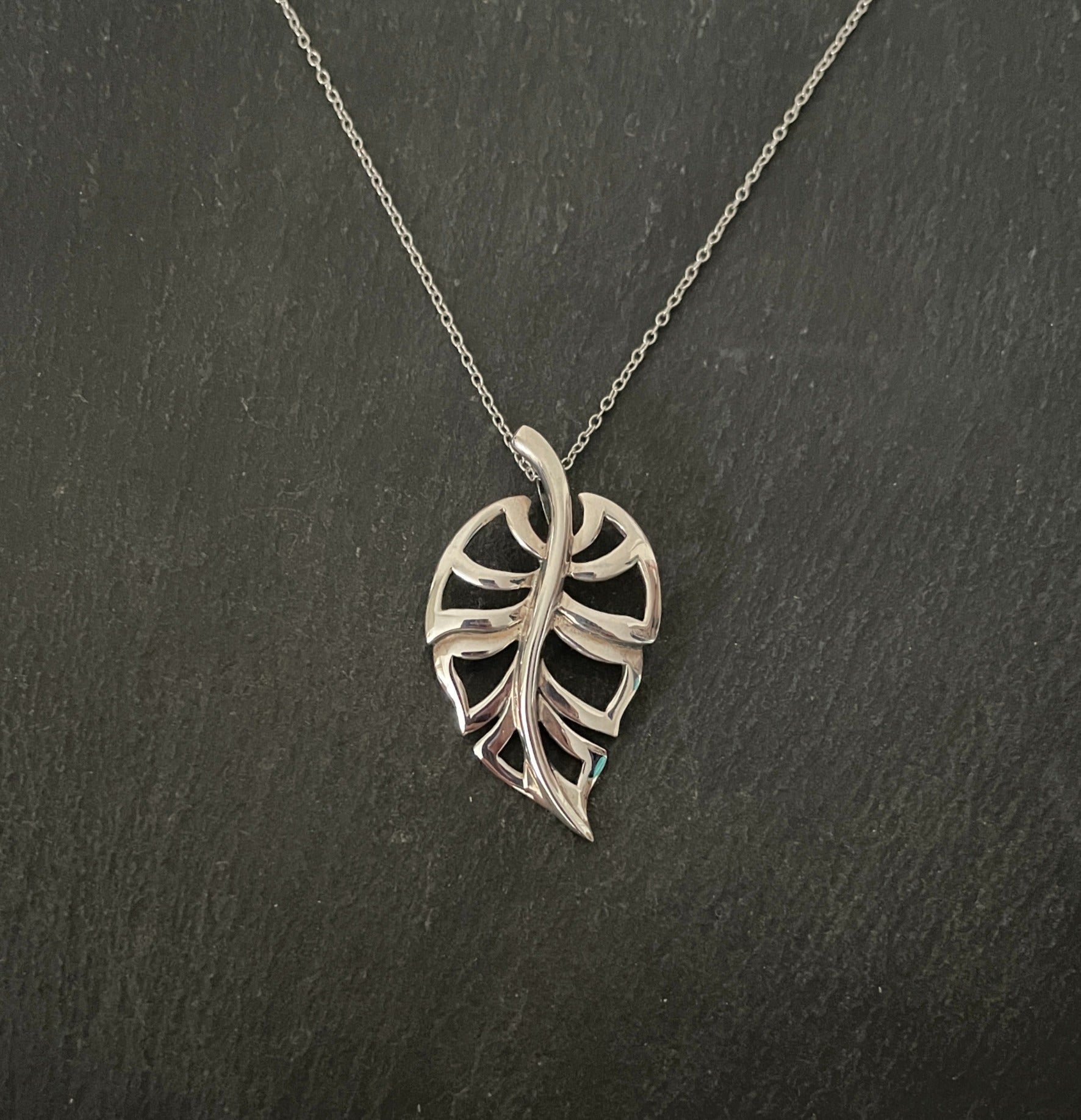 Silver Leaf Pendant image 0
