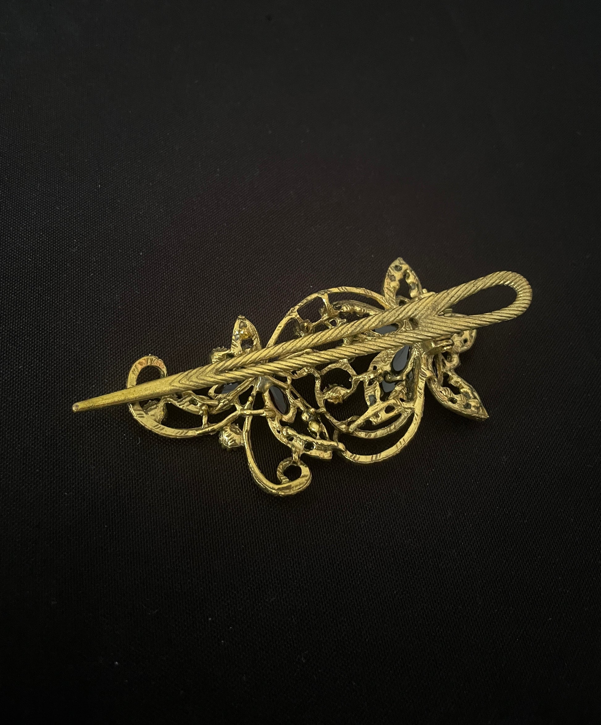 Flower and Butterfly Hair Clip image 1