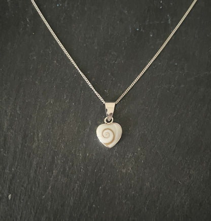 Shiva Shell Heart Pendant image 0