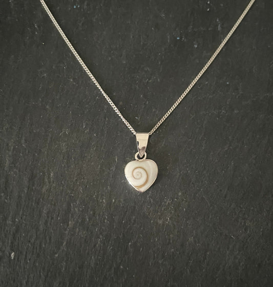 Shiva Shell Heart Pendant image 0