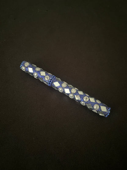 Dark Blue Glitter Pen image 0