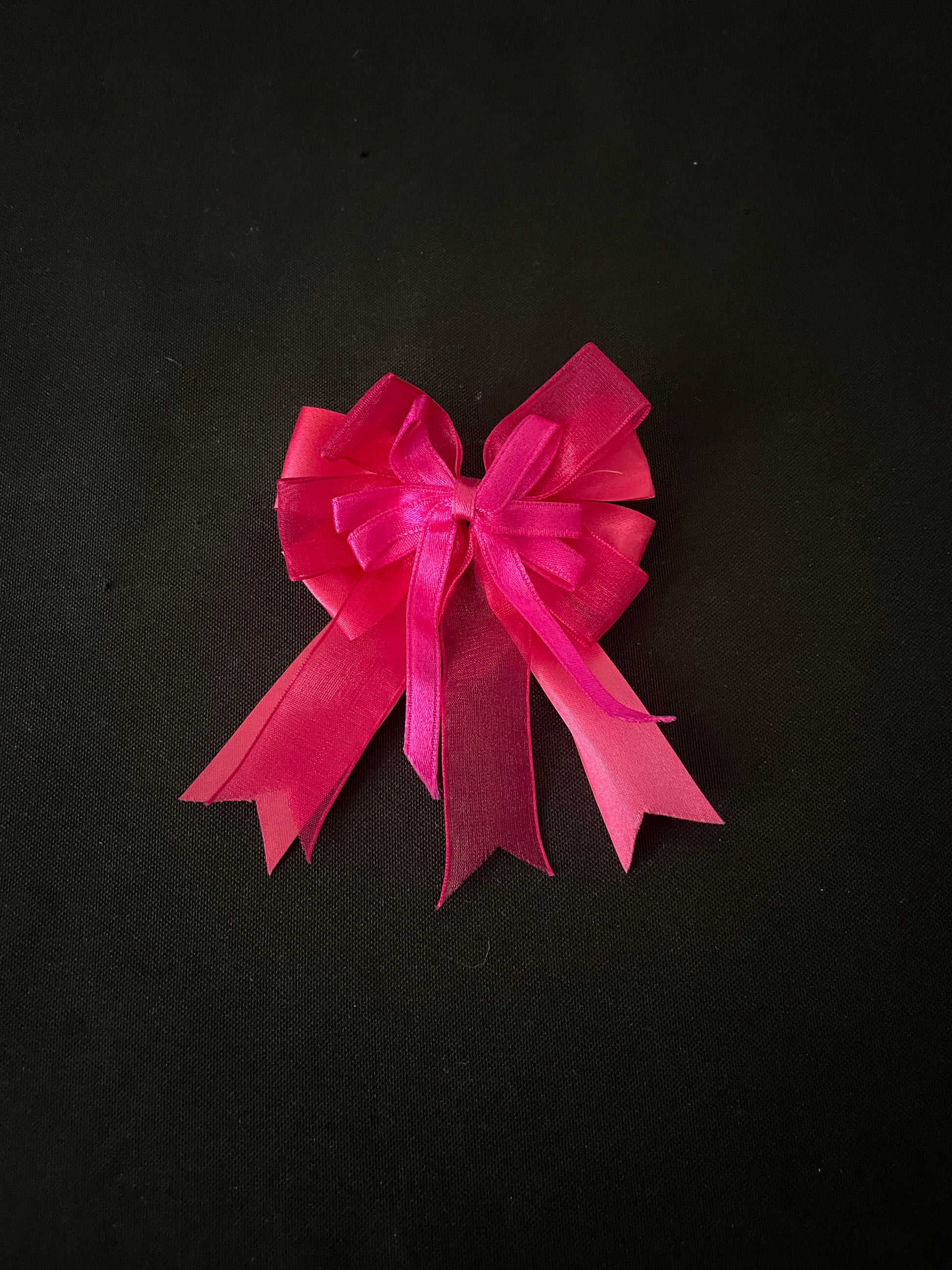 Red, Purple and Pink Bow Hair Clips image 1