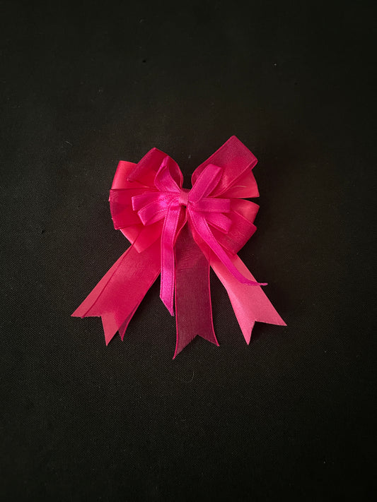 Red, Purple and Pink Bow Hair Clips image 1