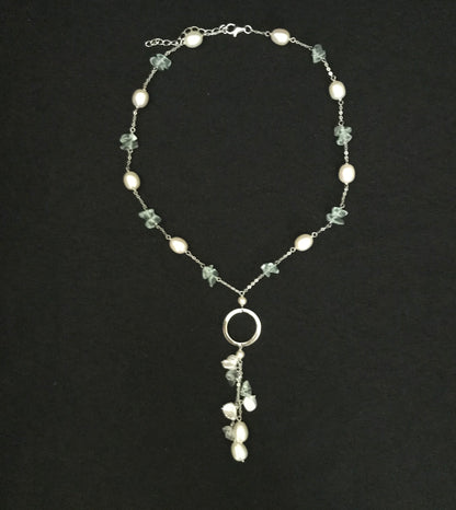 Pearl and Gemstone Necklace image 5
