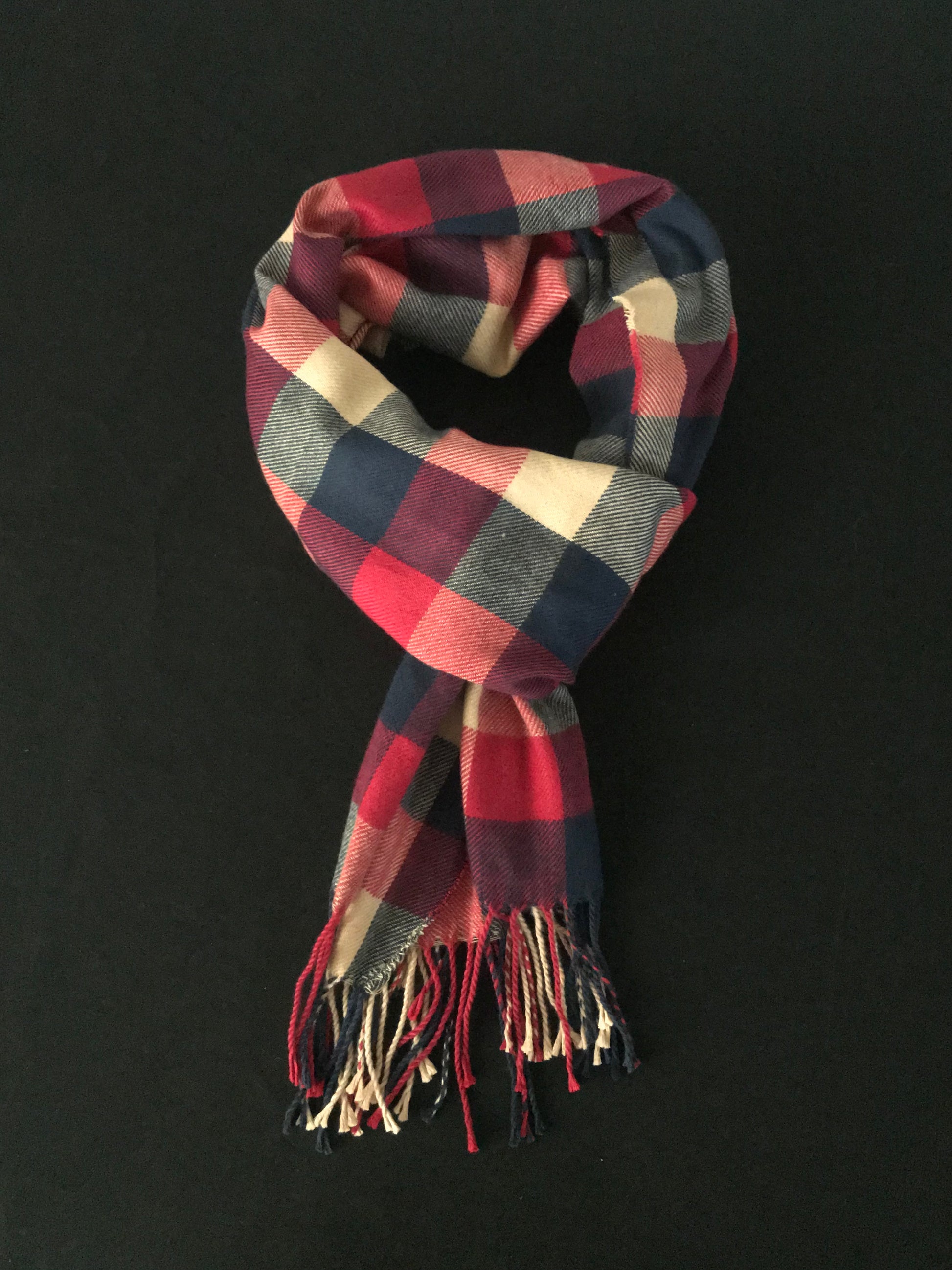 Red Checked Scarf image 0