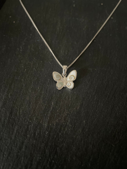Shiva Shell Butterfly Pendant image 1